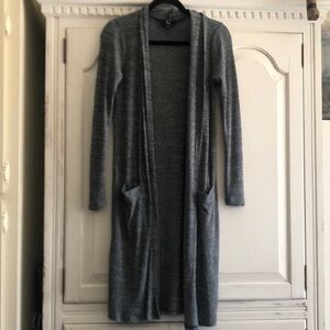 Lightweight duster sweater